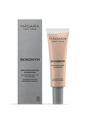Makiažo pagrindas Madara Skinonym Semi Matte Peptide, stone, 30.0 ml