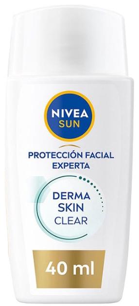 Līdzeklis iedeguma kopšanai ķermenim/sejai Nivea Sun Derma Clear Skin SPF50+, 40 ml