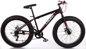 Jalgratas mägi- Louke Fat Bike, 26 ", 18" raam, must v.