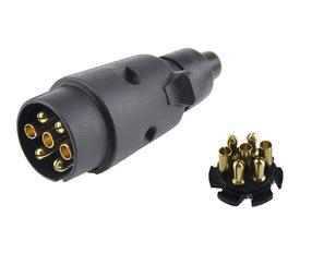 Auto piekabes kontaktdakša Moovit Wire socket PVC 7P, 4.5 cm, melna krās.