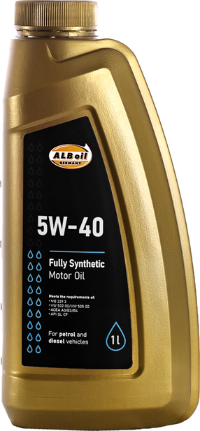 Motoreļļa ALB 5W - 40, sintētiskais, 1 l
