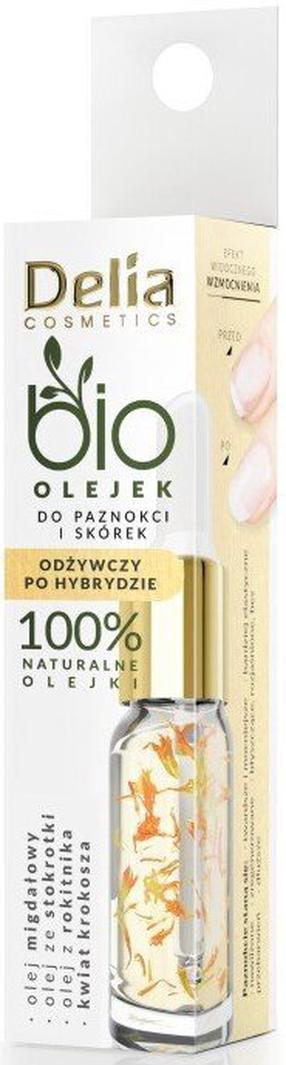 Küüne- ja küünenahaõli Delia Cosmetics Bio Nourishing, 10 ml