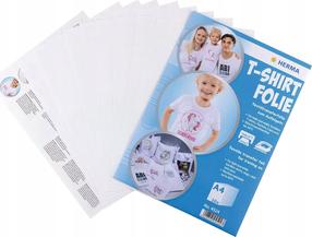 Dekoravimo rinkinys Herma T-Shirt Folie, balta sp.
