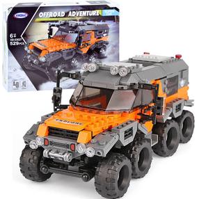 Konstruktorius Jokomisiada Offroad Adventure SUV, 529 vnt., oranžinė sp./pilka sp.
