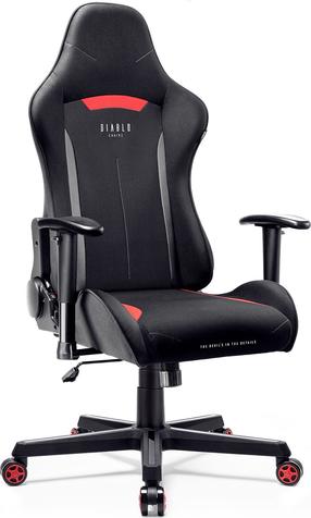 Žaidimų kėdė Diablo X-ST4RTER, 49.5 x 53.5 x 46 - 56 cm, juoda sp.