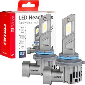 Автомобильная лампочка AMiO X5 Winger Canbus 03949, led, белый цв., 12 В