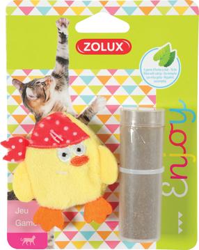 Žaislas katėms su katžole Zolux Enjoy Pirate 580729, geltona sp., 0.6 cm