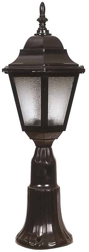 Pastatomas lauko šviestuvas Opviq BSU-68206-BSY-M1-B, 60W, E27, IP65, juoda sp., 23 cm x 60 cm
