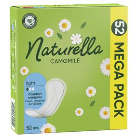 Higiēniskie ieliktnīši Naturella Light Camomile, 52 gab.