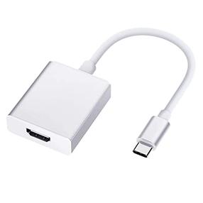 iLike HD2 USB-C Kištukas į HDMI 4K Mergaitės Garso ir Vaizdo Kabelio Adapterį 10cm - Konverteris Balta
