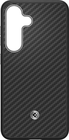 Telefoni ümbris Spigen Enzo Aramid, must v./hõbe v., Samsung
