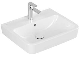 Vonios praustuvas Villeroy & Boch O.Novo, keramika, 55 cm x 45 cm x 12.5 cm, balta sp.