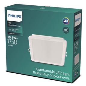 Šviestuvas įleidžiamas Philips Meson, 4000°K, LED, balta sp., 16.5 W