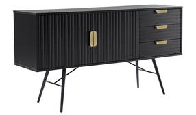TV staliukas Home4you Pixar, juoda sp., 40 cm x 150 cm x 80 cm