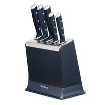 Virtuvinių peilių komplektas, su stovu Tefal EverSharp, 5 vnt.