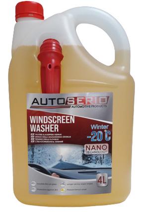 Logu mazgāšanas šķidrums Autoserio, ziemas, 4 l, -20 °C