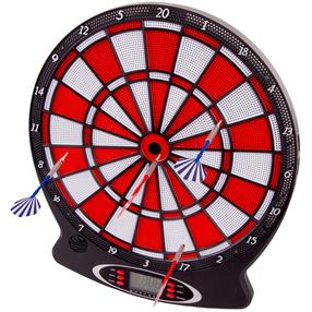 Elektrooniline noolemäng Enero Electronic Dart Target, valge v./must v./punane v., 20 mm