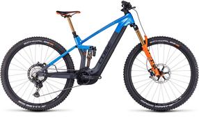 Elektrinis dviratis Cube Stereo Hybrid 140 HPC Actionteam 750, 18", 29", 250 W, 20.1 Ah, mėlyna sp./oranžinė sp./tamsiai pilka sp.