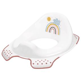 Сиденье для унитаза Keeeper Rainbow, пластик, белый цв., 15 см x 40 см x 30 см