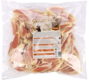 Skanėstas šunims Flamingo Hapki Rabbit Ear With Chicken, vištiena, 1.6 kg, 140 vnt.
