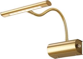Lampa paredzēts attēliem/spoguļiem Trio Curtis, LED, 3000 °K, 1 x 4 W, misiņa krās. / misiņa krās.