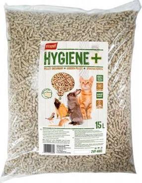 Kaķu smiltis Vitapol Hygiene+, koka skaidas (cementējošas), 15 l