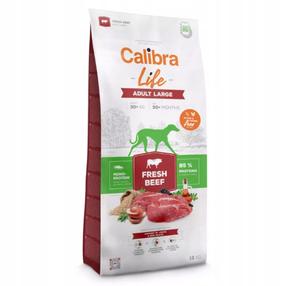 Сухой корм для собак Calibra Life Adult Large, говядина, 12 кг