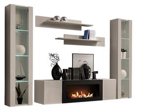 Svetainės baldų komplektas ASM Fly M2, vidaus, smėlio