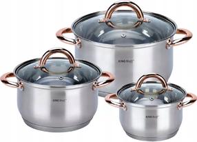 Katlu komplekts KingHoff RoseGold KH-1761