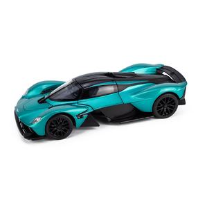 Rotaļlieta automašīna MSZ Street Series Aston Martin Valkyrie 2024, 1:23, zila krās.