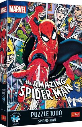 Dėlionė Trefl Premium Plus Marvel Spider-Man, 68.3 cm x 48 cm, 1000 vnt., įvairių spalvų