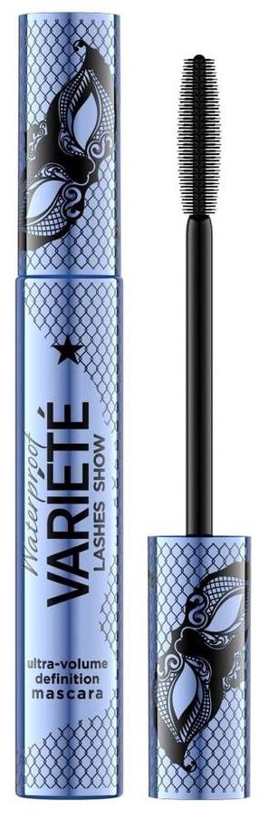 Тушь для ресниц Eveline Variete Lashes Show Waterproof, 10 мл, черный цв. black