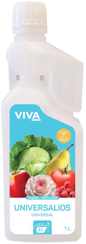 Trąšos universalios Viva Fertilis PREMIUM, skystos, 1 l