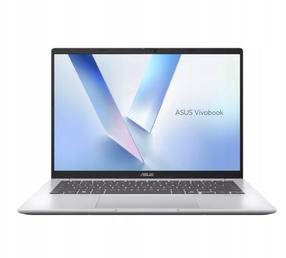 Ноутбук Asus VivoBook 14 M1407GA-LY012W, AI 445, 16 GB, 512 GB, 14 ″, AMD Radeon 840M, серебристый цв., EN, Windows 11