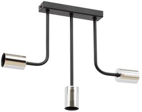 Lampa karināms Indigeo, E27, 3 x 15 W, bez abažūra / melna krās.