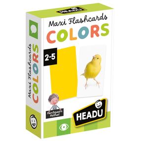 Õppekaardid Headu Colors Maxi Flashcards, mitmevärviline