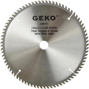 Циркулярная пила по дереву Geko G00141, 230 мм x 22 мм