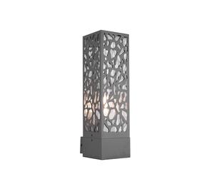 Sieninis lauko šviestuvas Trio Cooper, 40W, E27, IP44, antracito sp., 10 cm x 36 cm
