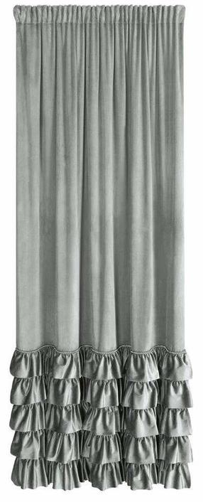 Naktinė užuolaida Carli, sidabro sp., 140 cm x 270 cm