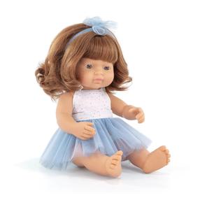 Lelle Miniland Redhead, 38 cm, daudzkrāsaina