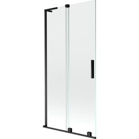 Dušo sienelė Mexen Velar L, 90 cm x 150 cm, skaidri sp./juoda sp./grūdintas