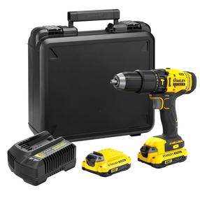 Akumuliatorinis suktuvas-gręžtuvas su akumuliatoriumi Stanley SFMCD711C2K-QW, 18 V, 1.5 Ah