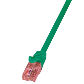 Кабель Logilink CQ2034U Patch Cable PrimeLine CQ2034U Cat 6a, U/UTP 9250773 RJ-45, RJ-45, 0.25 м, зеленый цв.