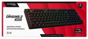 Laidinė žaidimų klaviatūra HyperX Origins 2 1800 B4QS4AA#ABA, Anglų (US), juoda sp.
