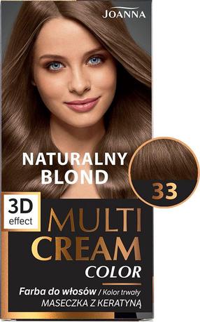 Matu krāsa Joanna Multi Cream, natural blonde krās., 33