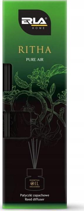 Mājas aromatizētājs, smaržu kociņi Erla Pure Air Ritha, 100 ml Melna krās.