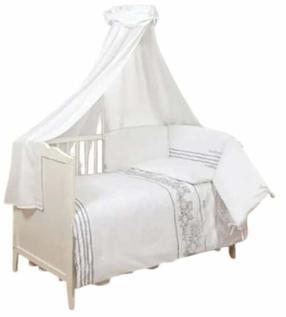 Kūdikių patalynės komplektas BabyMatex 3in1, 100 x 135 cm, 40 x 60 cm, balta sp.