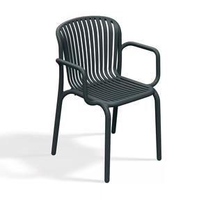 Lauko kėdė Ferne Brene, juoda sp., 53 cm x 57.5 cm x 82.5 cm