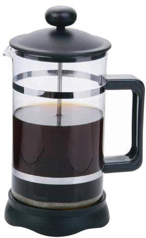 Kohvikann French Press Asi Collection, 1 l, läbipaistev v./must v.