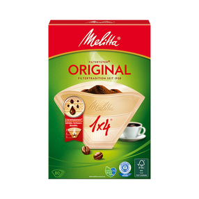 Kavos aparatų filtras Melitta Original 1x4, 80 vnt.
